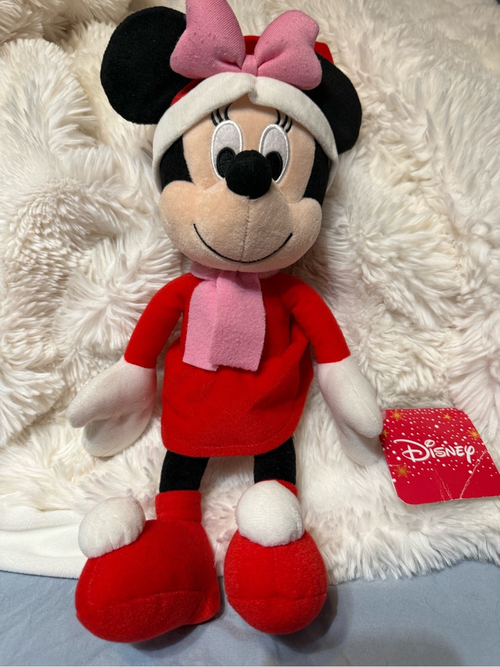 Kohl's Disney Minnie Mouse Plush in Red, Pink, Black, White